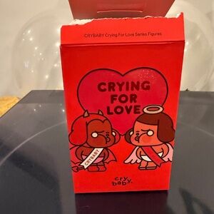 Authentic Pop Mart CryBaby Crying for Love Series Figures - Love You Cherry Much